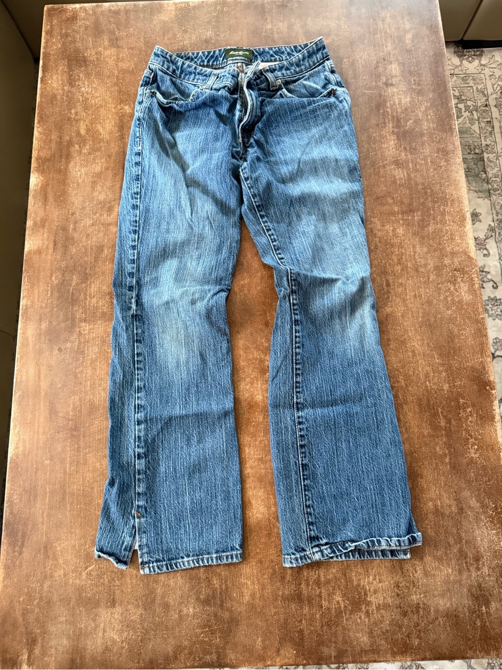 Eddie Bauer Medium Blue Flare Jeans